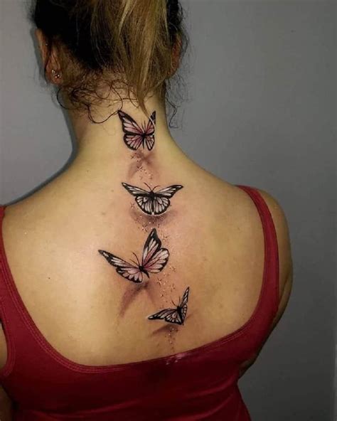 Simbolismo del tatuaje de mariposa en la espalda:。